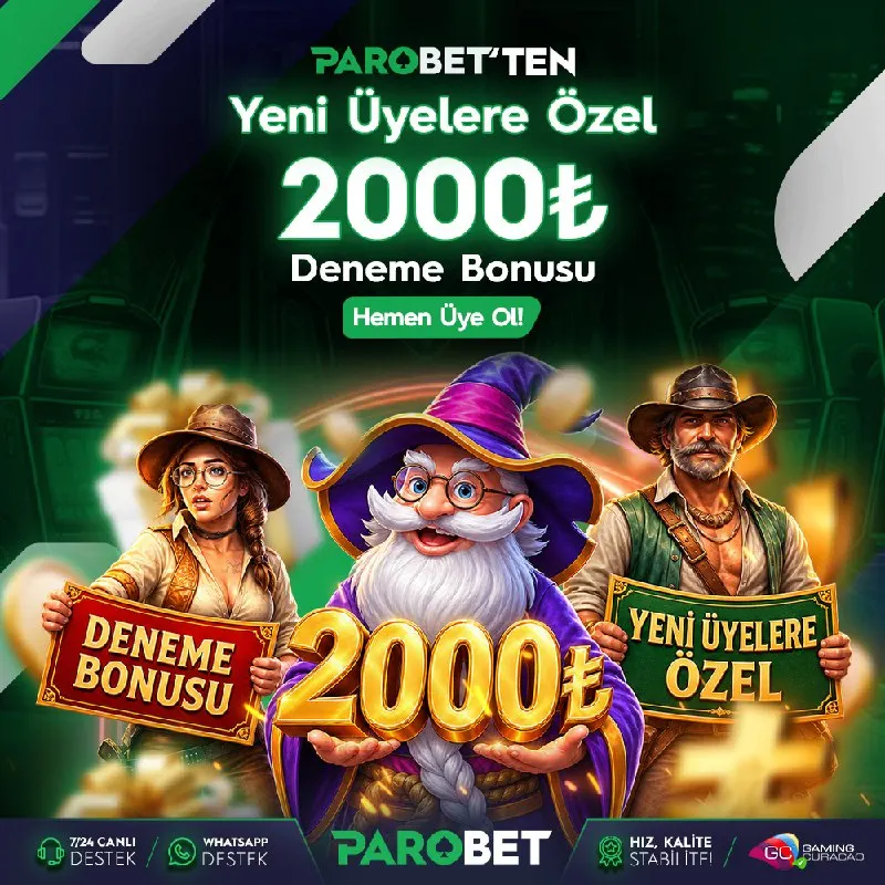 Parobet Telegram: 🎁 #ParoBet’ ten Deneme Bonusu 📢 🎁 Yeni Üyelere Özel 🤍🤍🤍🤍 ₺ Deneme Bonusu…