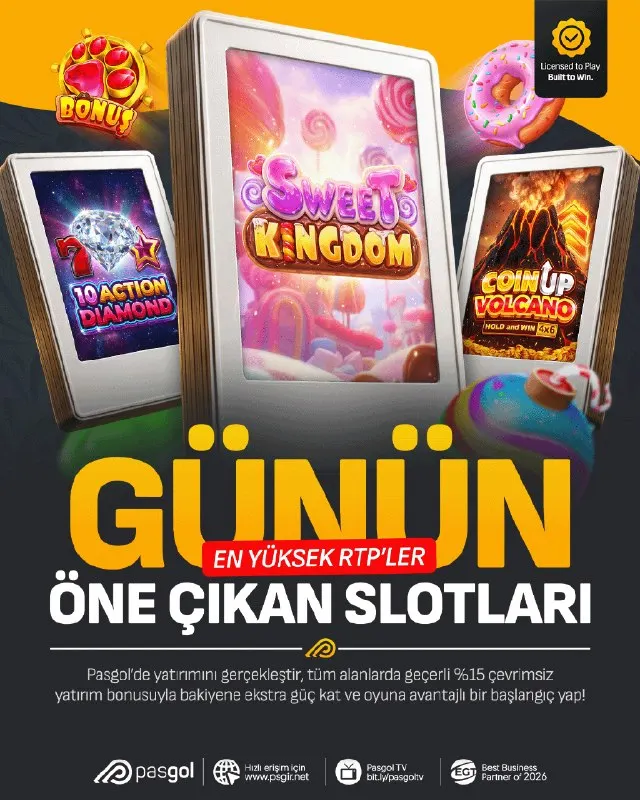Pasgol Telegram: 🎰 PASGOL OYUN LİSTESİ HAZIR! Birbirinden farklı temalar, renkli dünyalar ve…