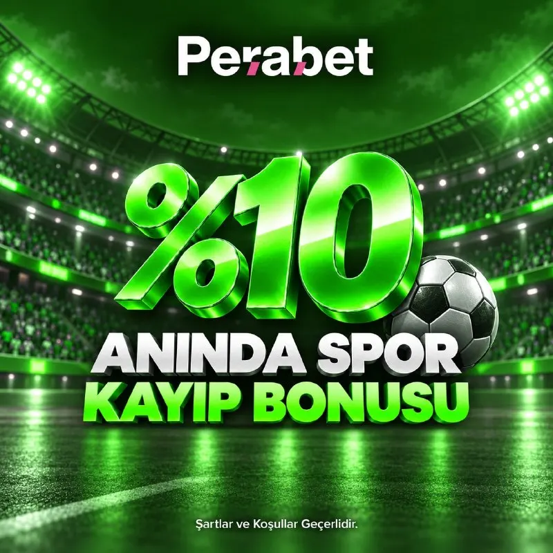 Perabet Telegram: ⚽️ %10 Anında Spor Kayıp Bonusu! Bahsini yap, avantajını yakala! 💸 Detaylar 👉…