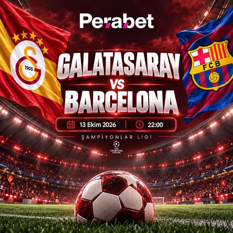 Perabet Telegram: 🏆 Dev mücadele bu akşam! Galatasaray 🆚 Barcelona🔥…