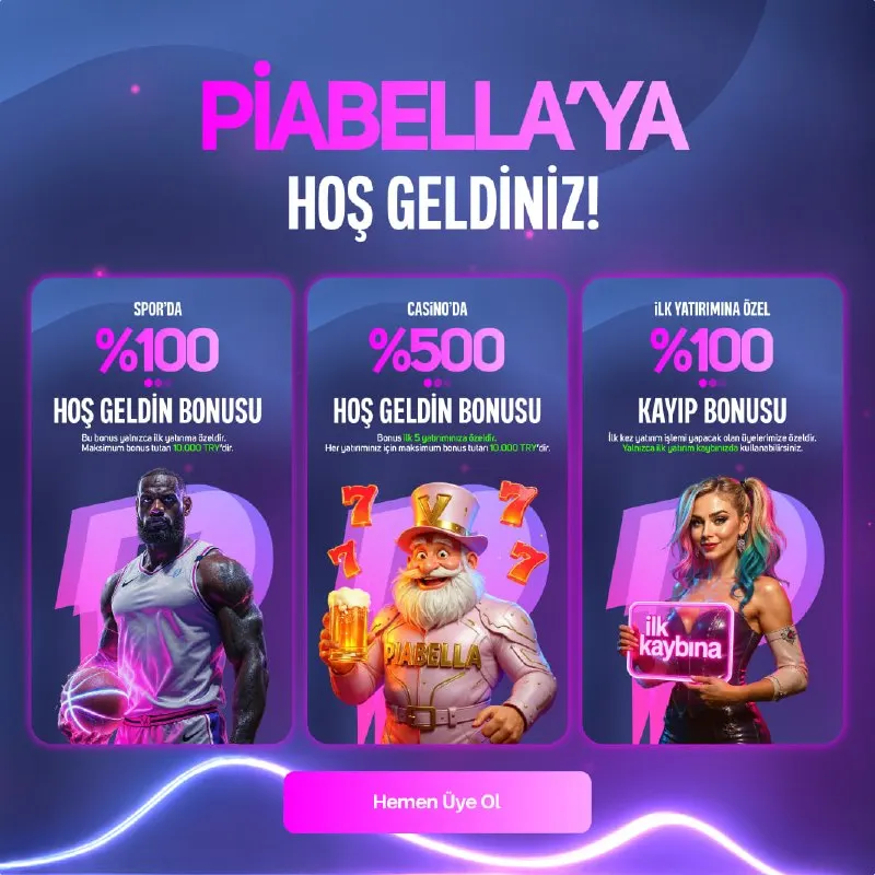 Piabella Casino Telegram: ❤️😡😄😉🤡👤❤️PiabellaCasino'nun Ayrıcalıklı Dünyasına Hoşgeldiniz!!❤️ ▶SPOR'DA %100…