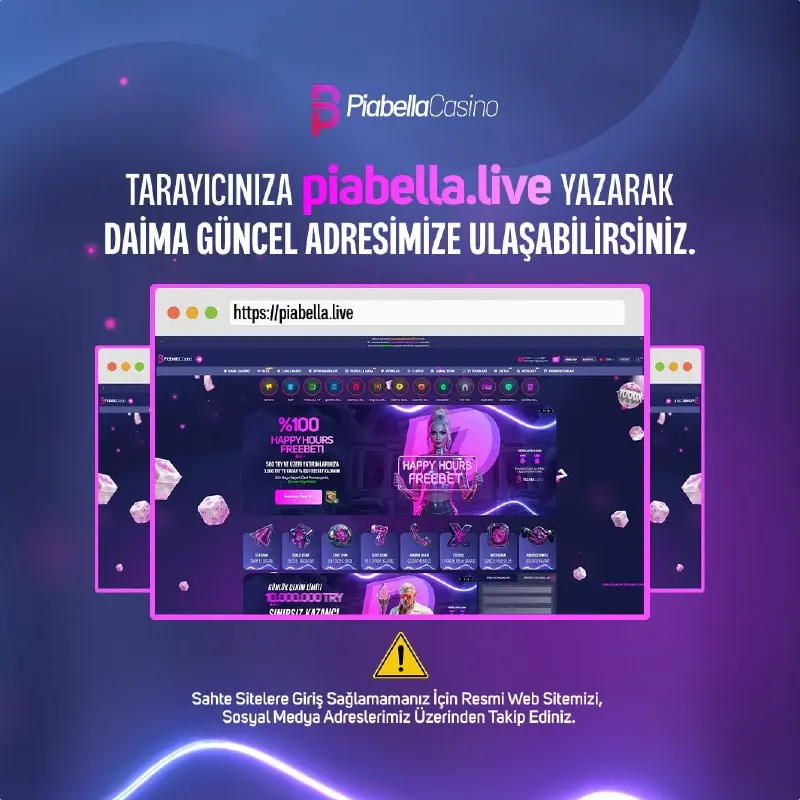 Piabella Casino Telegram: 🚨 Sahte Sitelere Dikkat!🚨 🔗 Adres Çubuğuna '' piabella.live '' Yaz 7/24 Güncel…