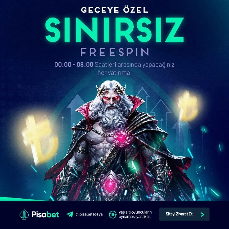 Pisabet Telegram: ⚡⚡⚡⚡⚡⚡⚡ 🔔GECEYE ÖZEL SINIRSIZ FREESPIN FIRSATI!🔔 🕘 🌌🌌🌌🌌🌌 🌌 🌌🌌🌌🌌🌌 🕘 📢Sınırsız…