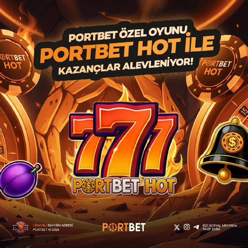 Portbet Telegram: 🔥 Portbet Hot ile Sıcak Kazanca Hazır Ol! 🎰 Portbet özel oyunu için şimdi…