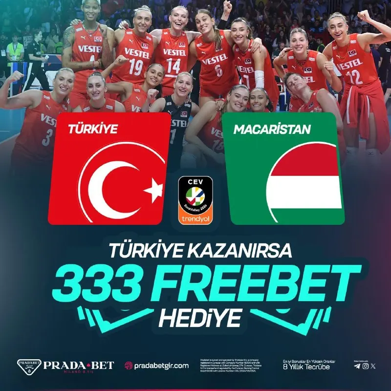Pradabet Telegram: 🇹🇷 FİLENİN SULTANLARI BUGÜN MACARİSTAN KARŞISINDA! 🇹🇷 Bugün tüm gözler A Milli…