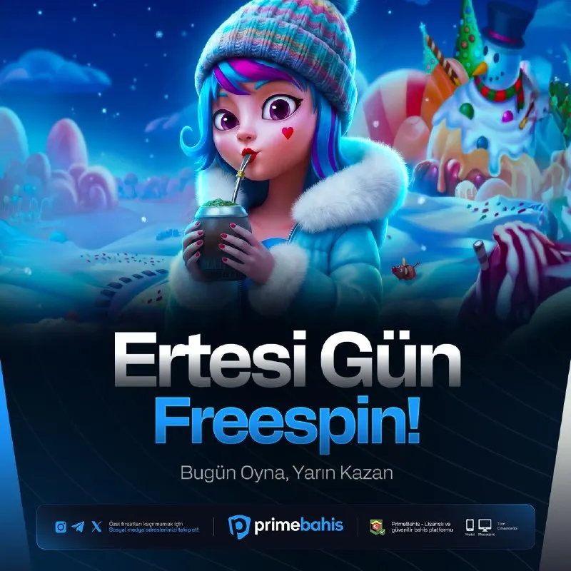 Primebahis Telegram: 🧲 Ertesi Gün Freespin Fırsatı #Primebahis’te! 🧲 💎 1000₺ - 4.999₺: 50 Freespin 💎…