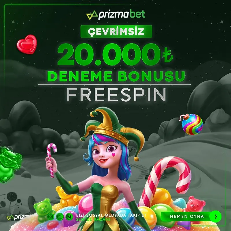 Prizmabet Telegram: 🚨KAÇIRILMAYACAK DENEME BONUSU🚨 Yatırım Şartsız ve Çevrimsiz 🔢🔢.🔢🔢🔢₺ Deneme 🍓🍓🔋🔋…