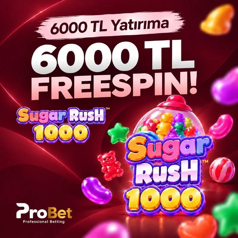 Probet Telegram: 🍬 ProBet'ten Bol Scatter'lı Şeker Gibi FreeSpin'ler! 🍬 🍬Bet Değeri 60 TL'den…