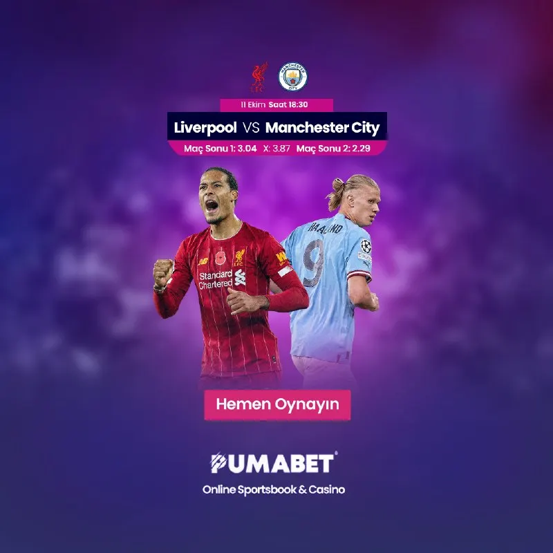 Pumabet Telegram: 🏟 18:30’da Ada futbolunun vitrin maçı 🏆 Premier Lig Liverpool 🆚 Man City Duran…