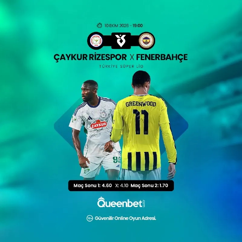 Queenbet Telegram: ⚽️ Süper Lig 7. Hafta ⏰ 19:00 Rizespor - Fenerbahçe Bu maçın sorusu net: Rize…