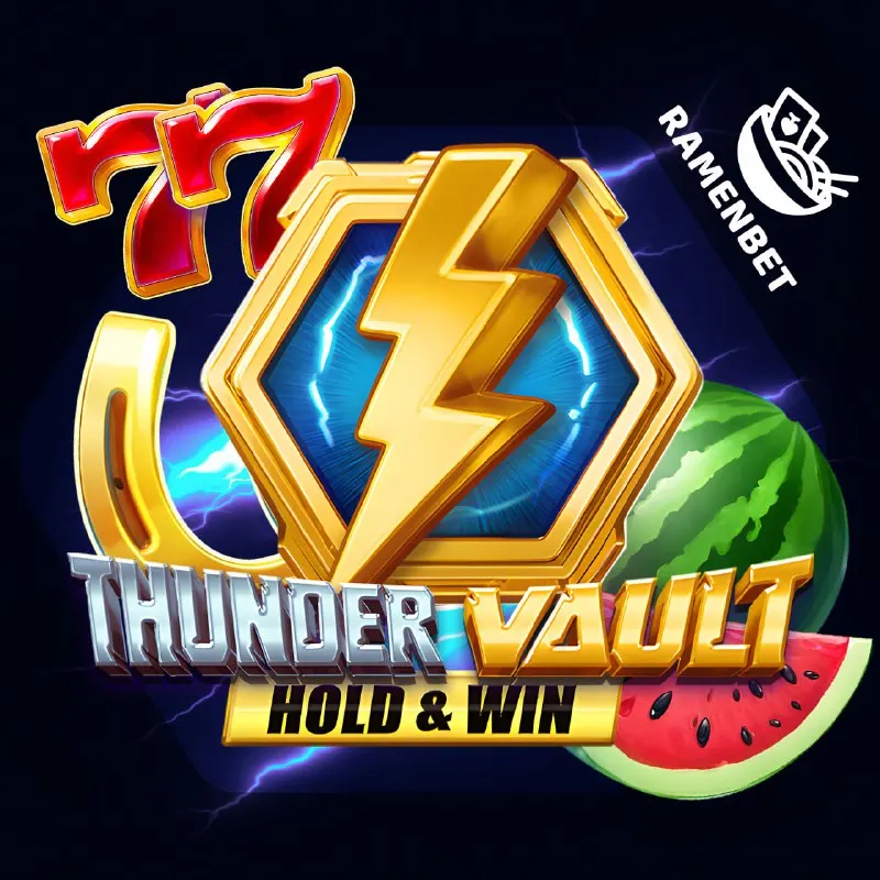 Ramenbet Telegram: ⚡️ NEW EXCLUSIVE SLOT: THUNDER VAULT HOLD & WIN! ⚡️ Lightning-fast wins are…