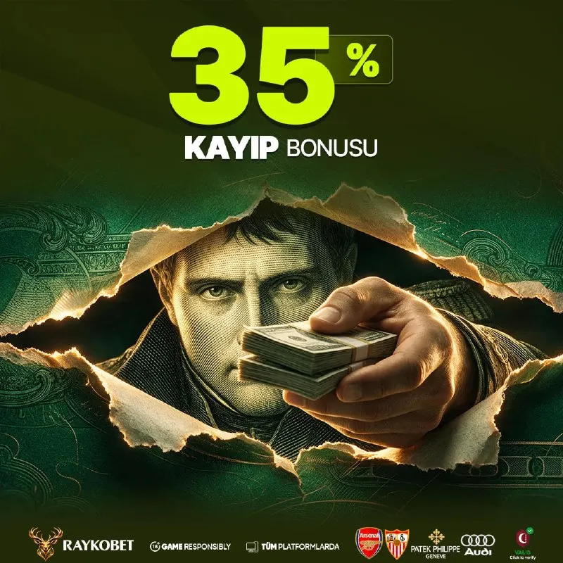 Raykobet Telegram: 🅰️🔠🔠🔠🔠🅰️ 🔣3️⃣5️⃣ 🔠🅰️🔠🔠 🦌 %35'e varan Anlık Kayıp Bonusu Raykobet'te ! 💵 Hemen…