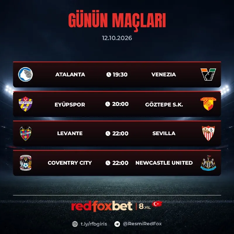 Redfoxbet Telegram: Günün maçlarını RedFox TV ile kolayca seyredebilirsiniz. Futbolun en heyecanlı…