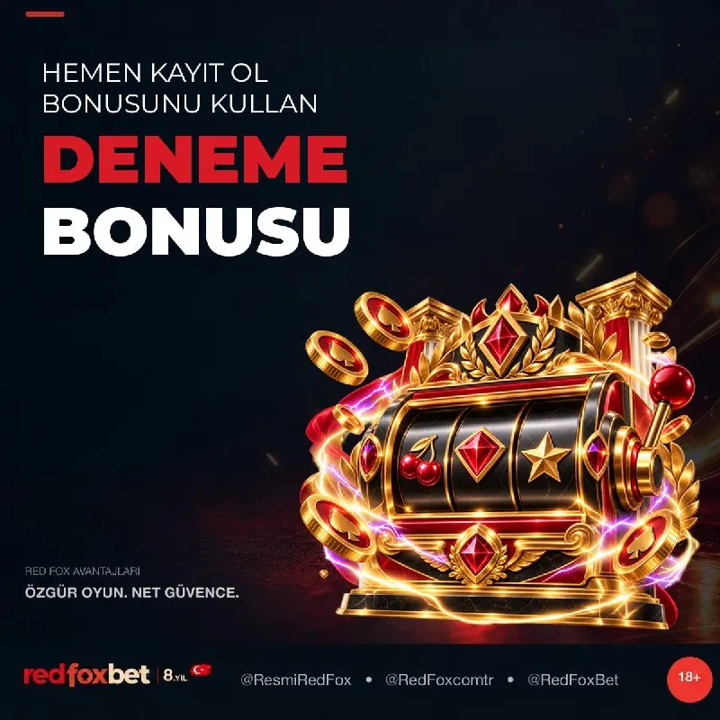 Redfoxbet Telegram: Deneme Bonusu Kayıt ol, 50 Freespin hesabında! 100₺ değerindeki deneme bonusunu…