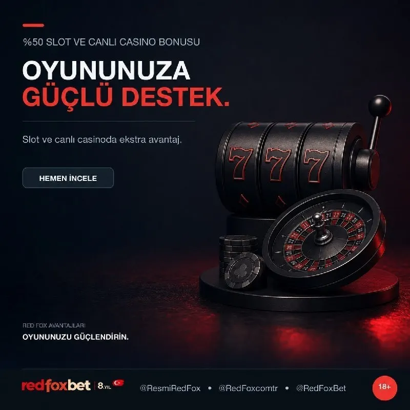 Redfoxbet Telegram: Her yatırımınıza %50 bonus ekleyerek oyun bakiyenizi yükseltebilirsiniz…