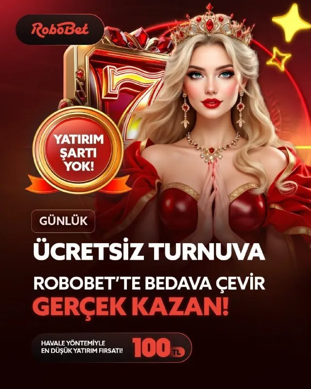 Robobet Telegram: 🏆 ROBOBET’TEN BİR İLK! 🏆 TAMAMEN ÜCRETSİZ TURNUVA DENEYİMİ 🎯 Günlük turnuvaya…