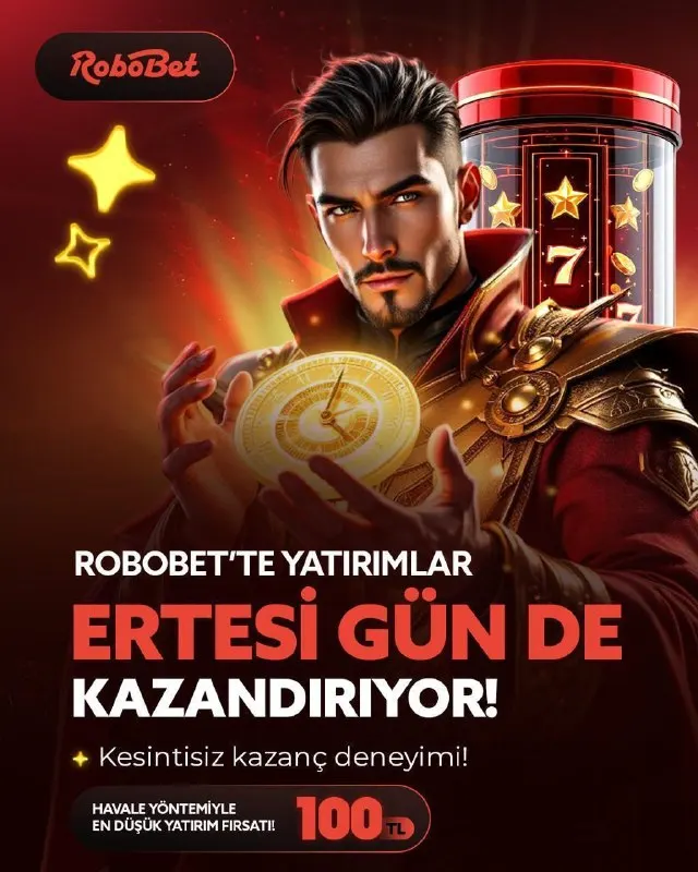 Robobet Telegram: 📣️️️️️️ ROBOBET’TE HER GÜN 18.00'DE ERTESİ GÜN BONUSUNU ALMAYI UNUTMA! 📌 Gün…