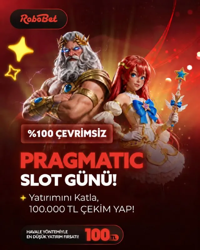 Robobet Telegram: 🔞16 EKİM PRAGMATIC SLOT GÜNÜ'NE ÖZEL %100 ÇEVRİMSİZ BONUS! 🎉 Bugün 00.00 ile…