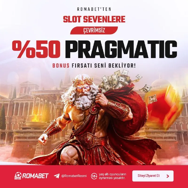 Romabet Telegram: 🎰 Slot Severlere Özel Büyük Fırsat! 💎 %50 Slot ÇEVRİMSİZ Yatırım Bonusu ile…