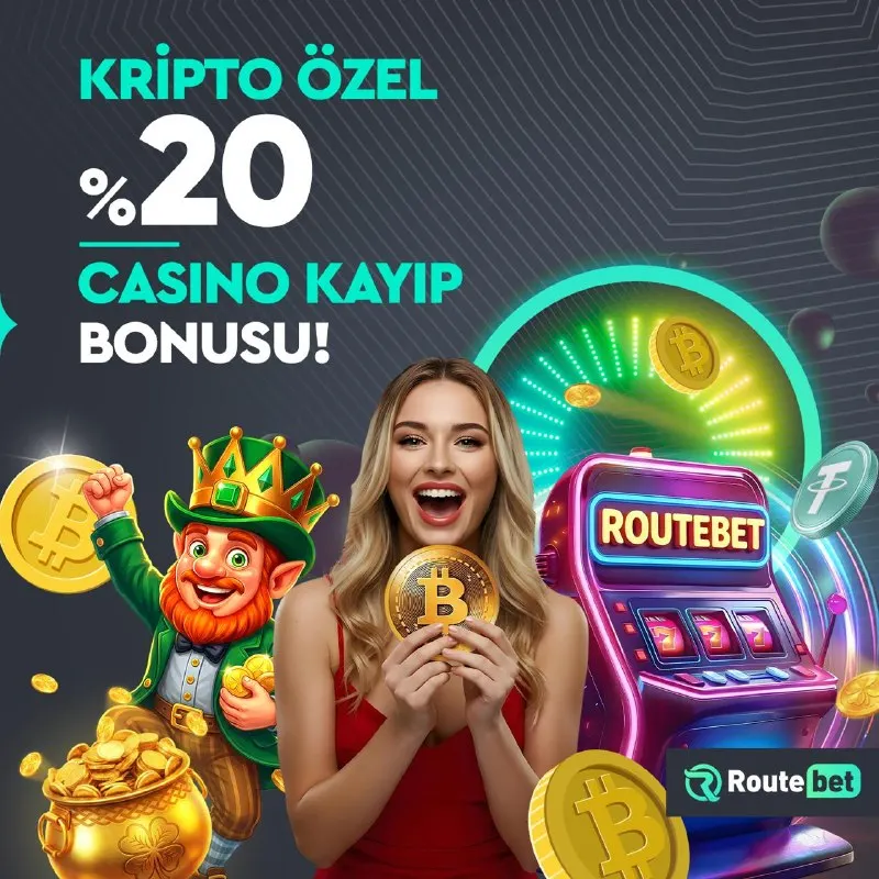 Routebet Telegram: KRİPTO İLE YATIRIM YAP, %20 BONUSU KAP 👀 %20 KRİPTO CASINO KAYIP BONUSU…