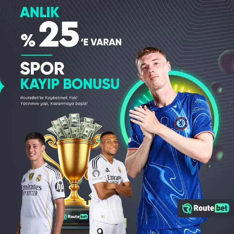 Routebet Telegram: 🍬Anlık 🛍25'e varan Spor Kayıp Bonusu RouteBet'te🎰 🔥 RouteBet'te Kaybetmek Yok…