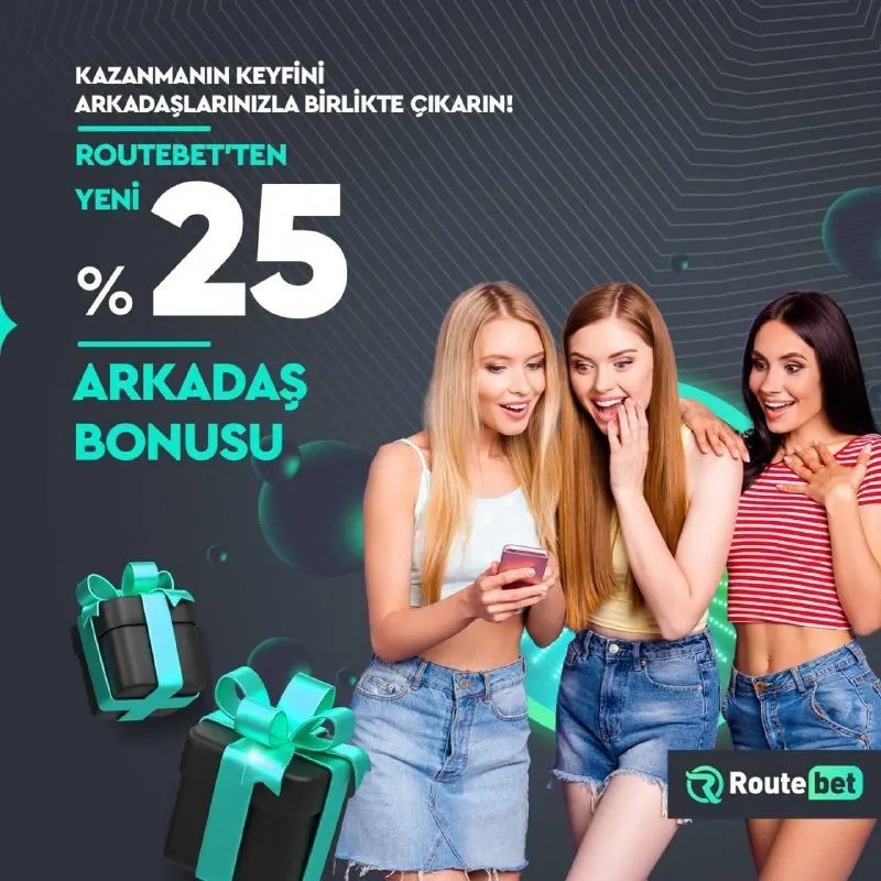 Routebet Telegram: 🔥🎁🤝%25 Arkadaş Bonusu 🟪Routebet'te Sizleri Bekliyor!🤝👥 💝 Best Friendiniz Bet…
