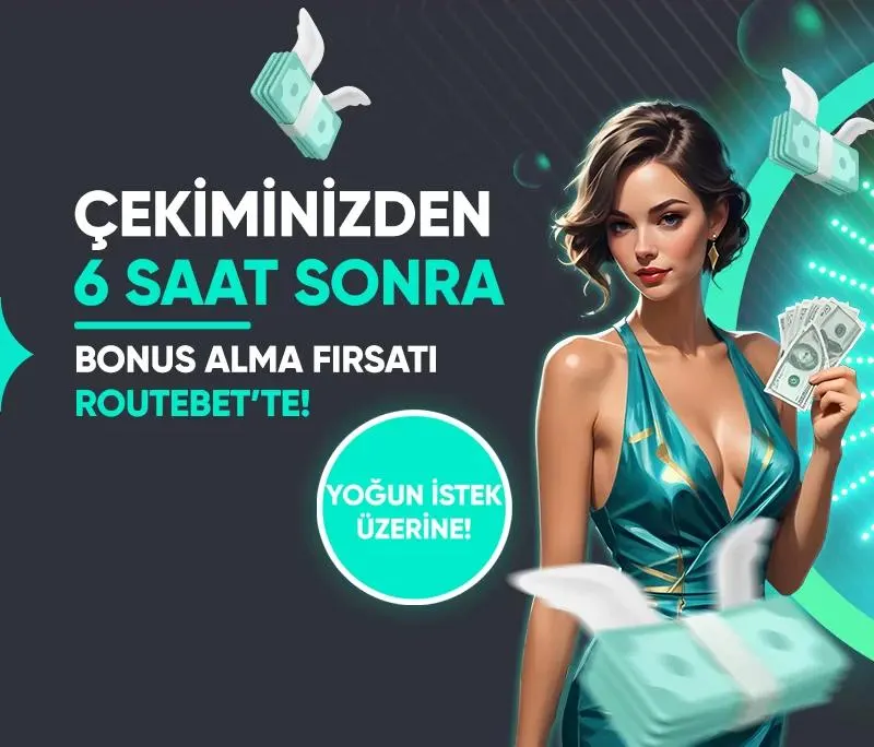 Routebet Telegram: 🪙🚨Çekiminizden 6 Saat sonra - BONUS ALMA FIRSATI ROUTEBET'TE❗️ 🛫 HIZ 🛫 GÜVEN 🛫…