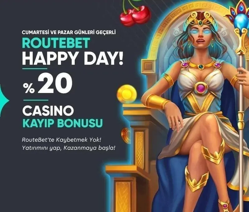 Routebet Telegram: 😂ROUTEBET'TE ❕ 😂CASINO HAPPY DAY ❕ 😀BAŞLADI❕ 😀Gün boyunca %20 CASINO KAYIP…