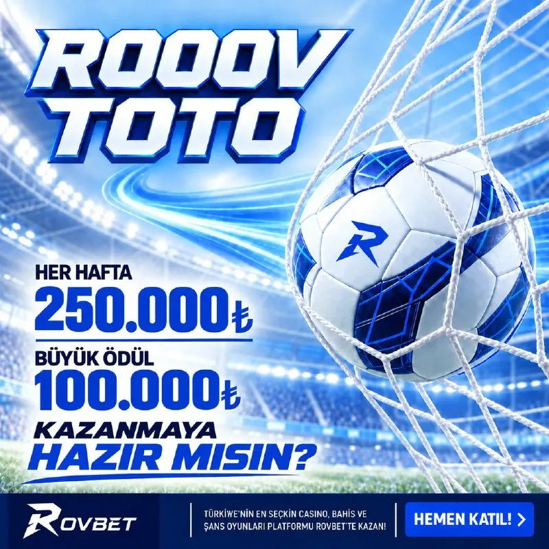 Rovbet Telegram: ⚠️ SON 60 DAKİKA! ⚠️ ⚽250.000TL TOPLAM ÖDÜLLÜ ROV TOTO'DA BU HAFTA! ⭐ Sponsor…