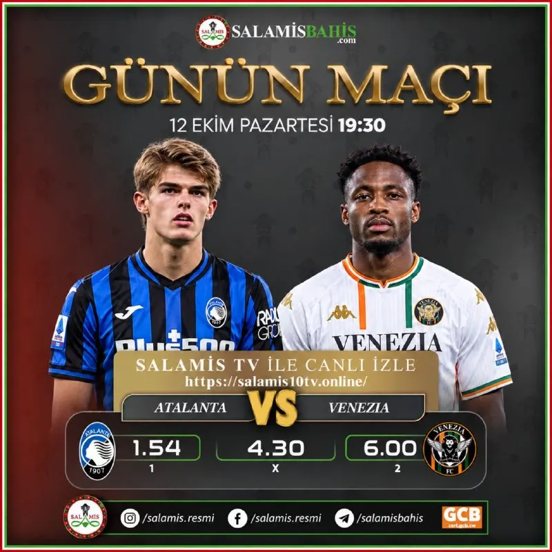 Salamis Bahis Telegram: 📣 #Serie A Günün maci👇 🚀 %100 Spor Hoşgeldin Bonusu! ⭐️ %20 Anlık Casino…
