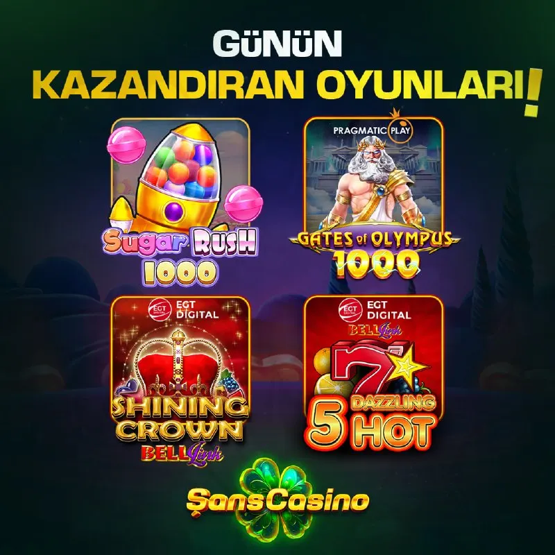 Şanscasino Telegram: ŞANS CASINO'DA GÜNÜN EN ÇOK KAZANDIRAN OYUNLARI! 🍬 Sugar Rush 1000 ⚡️ Gates of…