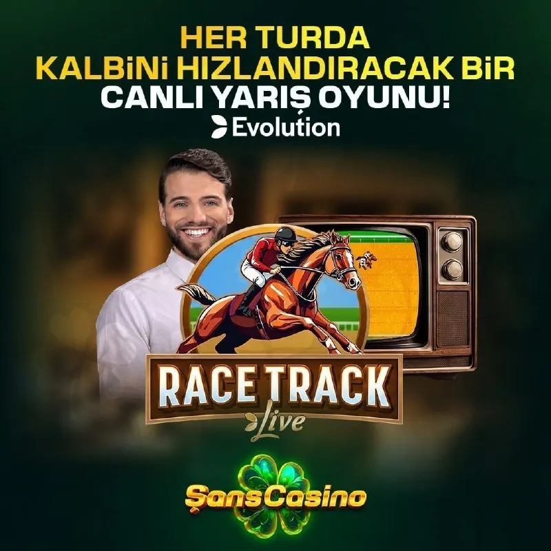 Şanscasino Telegram: 🐎 HER TURDA KALBİNİ HIZLANDIRACAK BİR CANLI YARIŞ OYUNU! • Canlı AT YARIŞI…