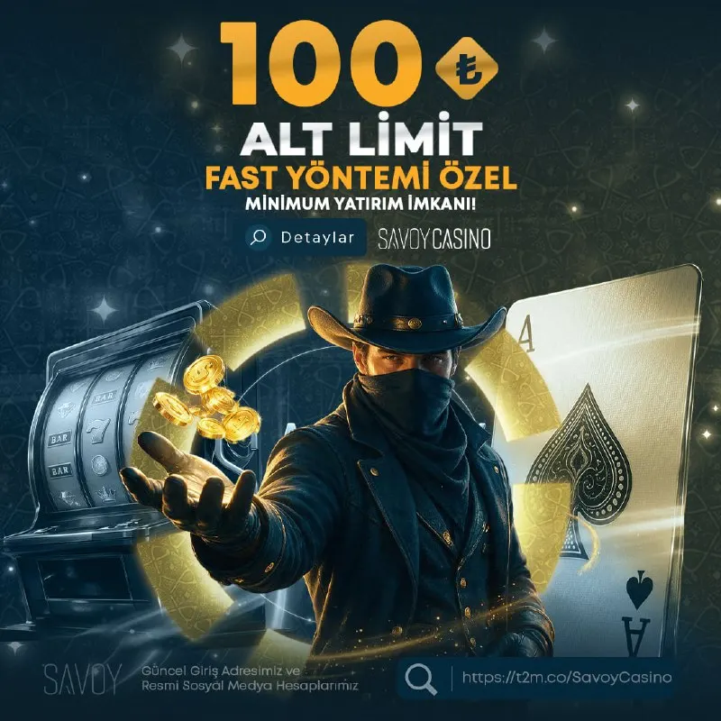 Savoy Casino Telegram: 🔠🅰️🔠🔠 🔠🅰🔠🅰🔠🔠 1️⃣0️⃣0️⃣🔠🔠 ALT LİMİT FIRSATI! 🔠🅰🔠🔠🔠 🔠🅰🔠🔠🔠🔠 ⭐️SavoyCasino'da…