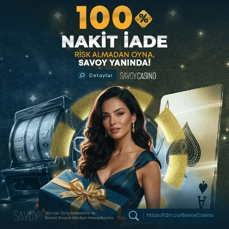 Savoy Casino Telegram: 🔠🔠🔠 YATIRIMINIZA ÇEVRİMSİZ 🔣1️⃣0️⃣0️⃣ IADE EDİYORUZ❗️ ❤️İLK YATIRIMINA ÖZEL!❤️…