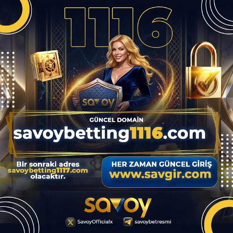 Savoybetting Telegram: 📣 Giriş Adresimiz Güncellenmiştir. ✅ Güncel Domain Adresimiz…