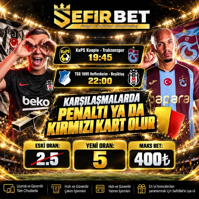 Sefirbet Telegram: Özel Oranı Kazanca Döndürmenin Vakti! Önceki Oran: 2,5 Sefirbet Özel Oran: 5 🚀…