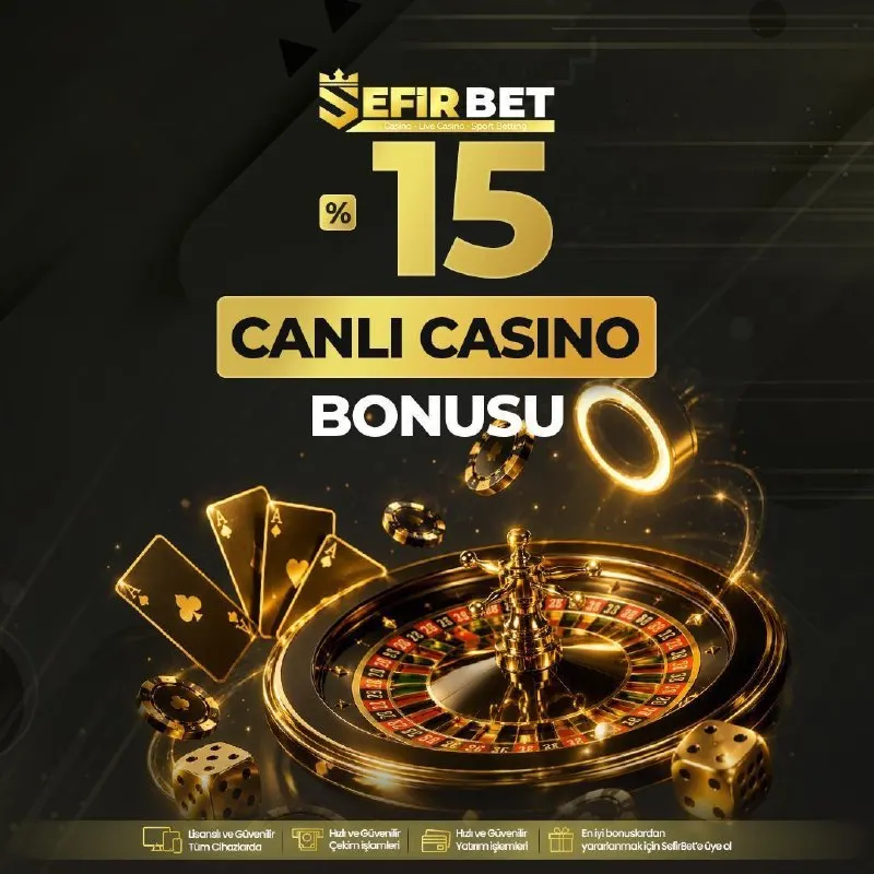 Sefirbet Telegram: 🎲 %15 CANLI CASİNO BONUSU 🎲 👑 MASALARIN SEFİRİ SEN OL! 🎰 Rulet • Blackjack •…
