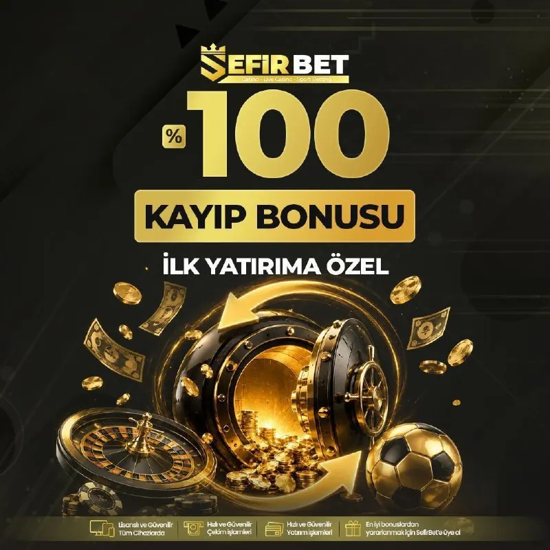 Sefirbet Telegram: %100 KAYIP BONUSU fırsatıyla avantajını yakala! 🎀 İlk Yatırıma %100 Bonusu İle…