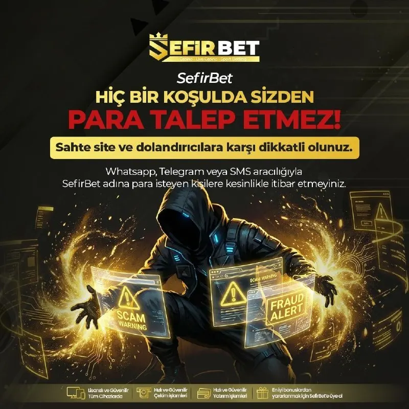 Sefirbet Telegram: 🔐SEFİR BET’TE GÜVENLİ ERİŞİM ÖNEMLİ! ✅Telegram kanalımızı takip et, güvenli…