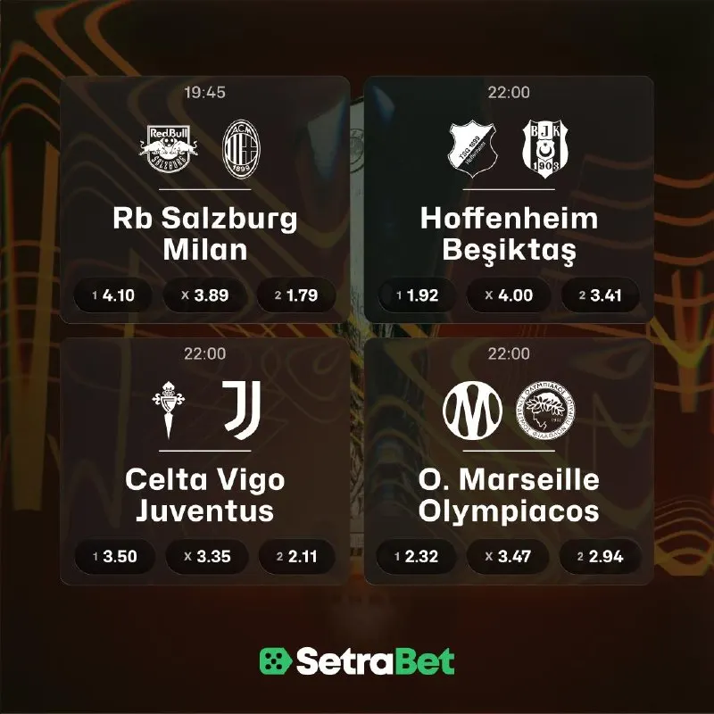 Setrabet Telegram: ⚽️Bugün futbolun gündeminde hangi karşılaşmalar var? Günün maçlarına göz at!…