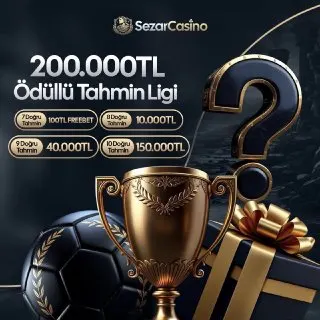 Sezar Casino Telegram: 👑 SezarCasino' da 2️⃣0️⃣0️⃣.0️⃣0️⃣0️⃣ 🎁🎁 🎁 Ödüllü Tahmin Ligi Başladı! 🏆Futbol…