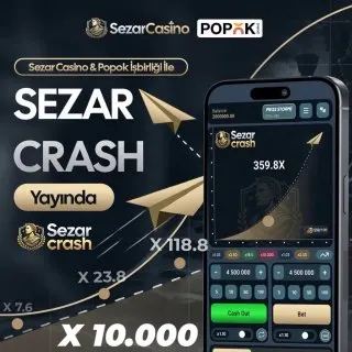 Sezar Casino Telegram: 👑 Sezar Casino ve Popok İşbirliğiyle Beklenen An Geldi: Sezar Crash Yayında! 👑…