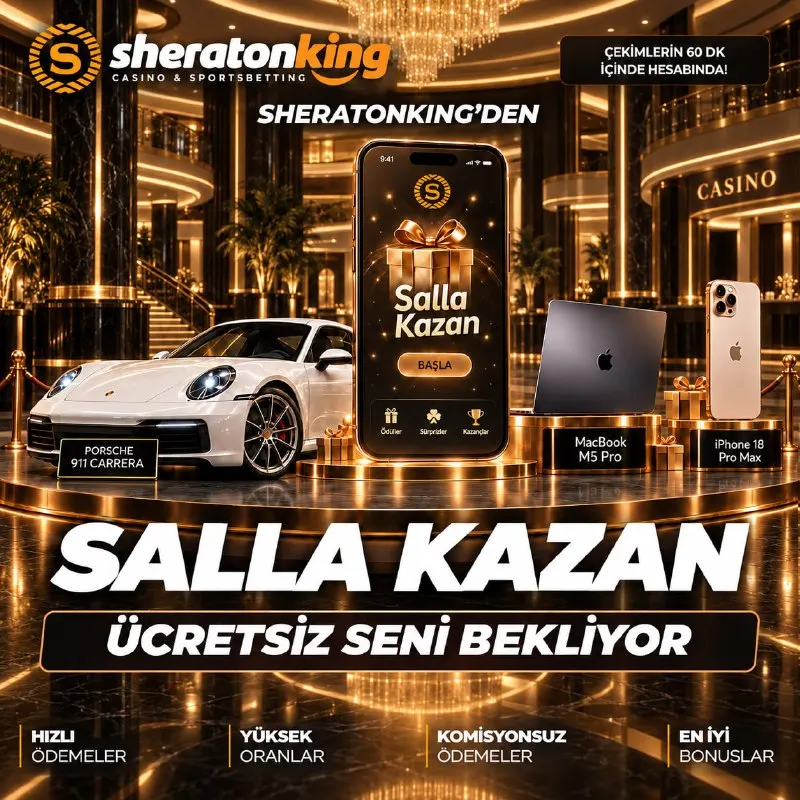 Sheraton King Telegram: 💰ÜCRETSİZ HAKKINLA SALLA KAZAN! Hakkını kullan, Salla Kazan ile büyük ödüllere…
