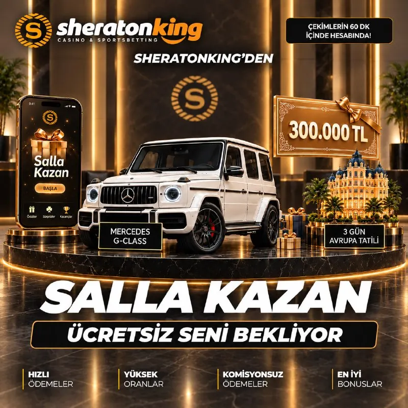 Sheraton King Telegram: 💰ÜCRETSİZ HAKKINLA SALLA KAZAN! ✅Hakkını kullan, Salla Kazan ile birbirden…