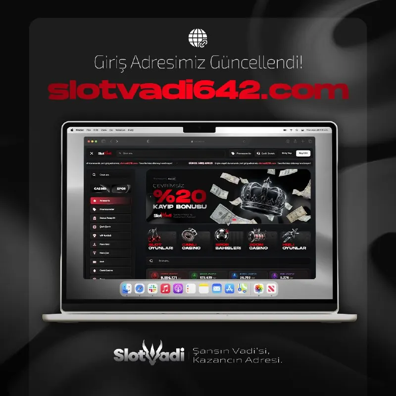 Slot Vadi Telegram: Adres engeline takılmadan, aktif yönlendirme linkimiz 🔗 https://slotvadi642.com…