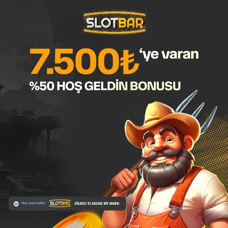 Slotbar Telegram: 💣YENİ ÜYELERE BÜYÜK JEST! 7.500TL BONUS! 🥳Yatırımını yap, anında %50 bonusunu…