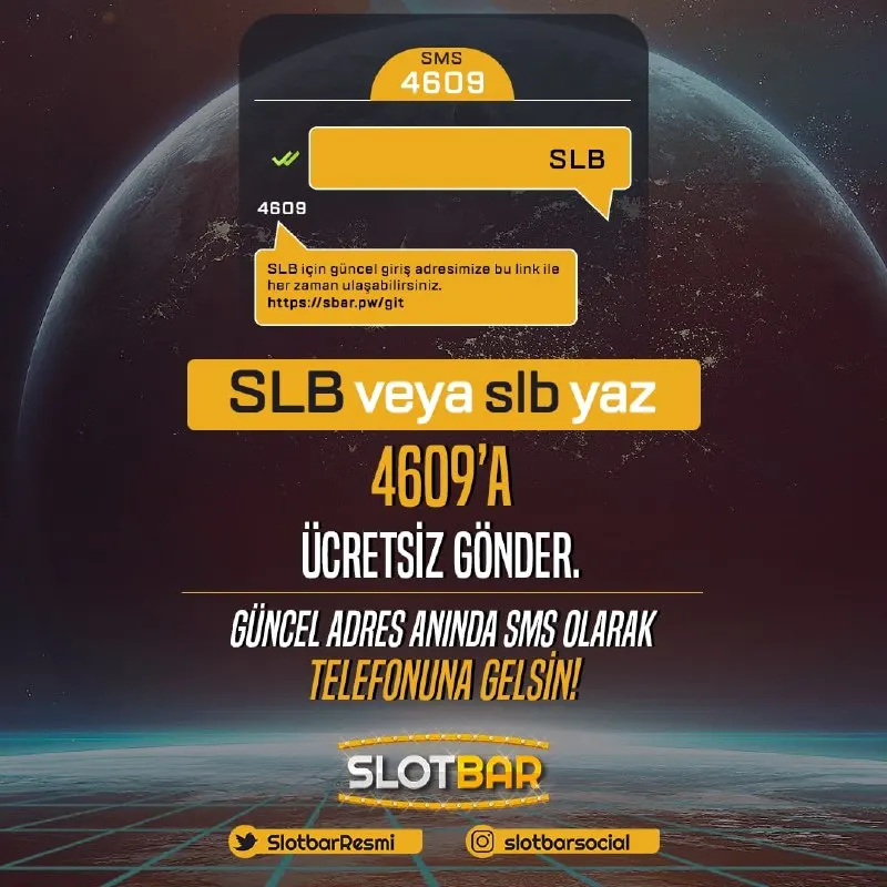 Slotbar Telegram: Buradan her zaman güncel adresimize ulaşabilirsiniz veya anlaşmalı olduğumuz…