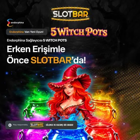 Slotbar Telegram: 5 Witch Pots erken erişim ile SLOTBAR'DA🚀 Endorphina sağlayıcısının5 Witch Pots…