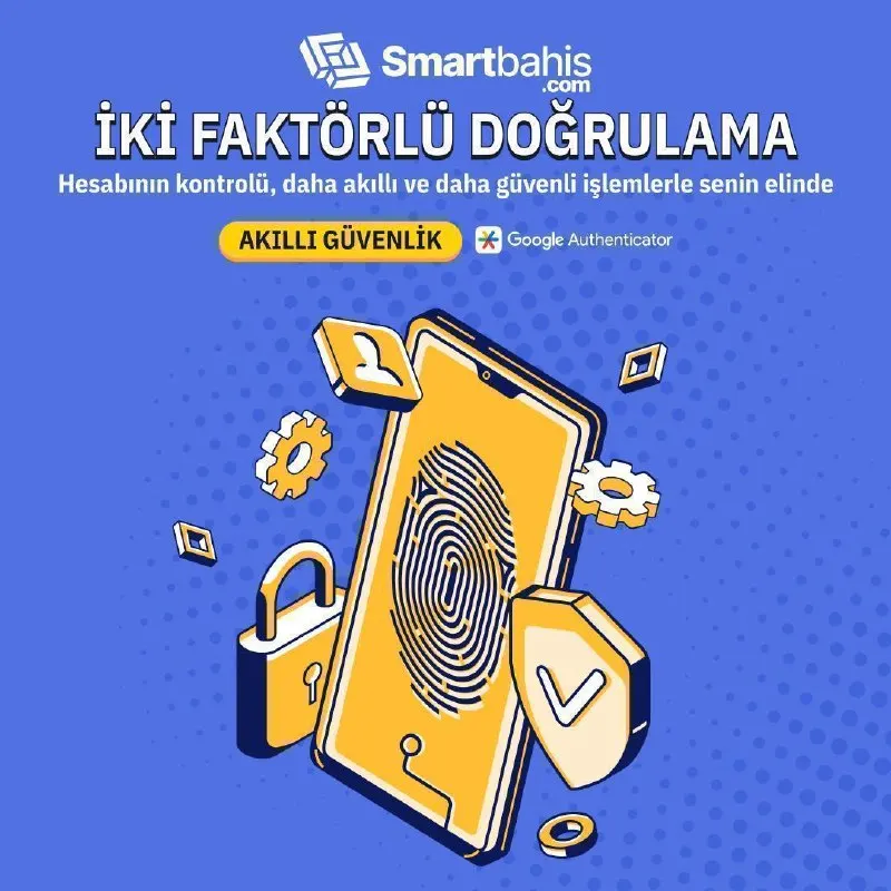 Smartbahis Telegram: 💙 Smartbahis’te bahsin kadar hesabın da güvende! 🔑 İki Faktörlü Doğrulama…