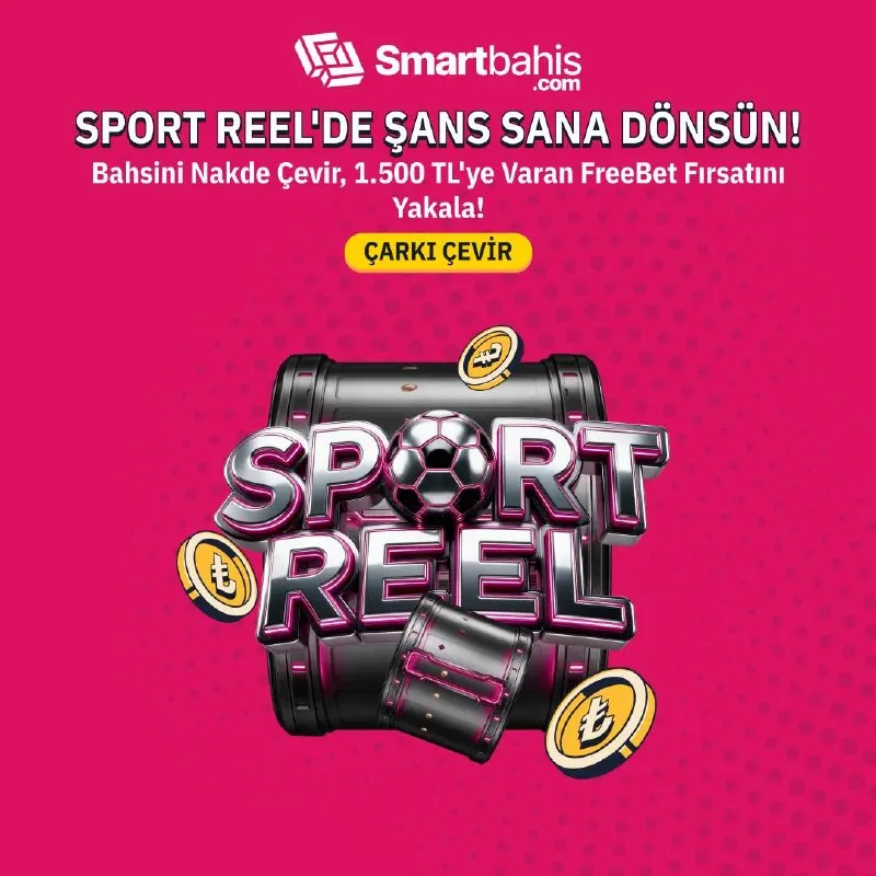 Smartbahis Telegram: 🎡 Şansın Rotasını Sport Reel ile Değiştir! 💥️️️️️️Bahis heyecanını farklı bir…